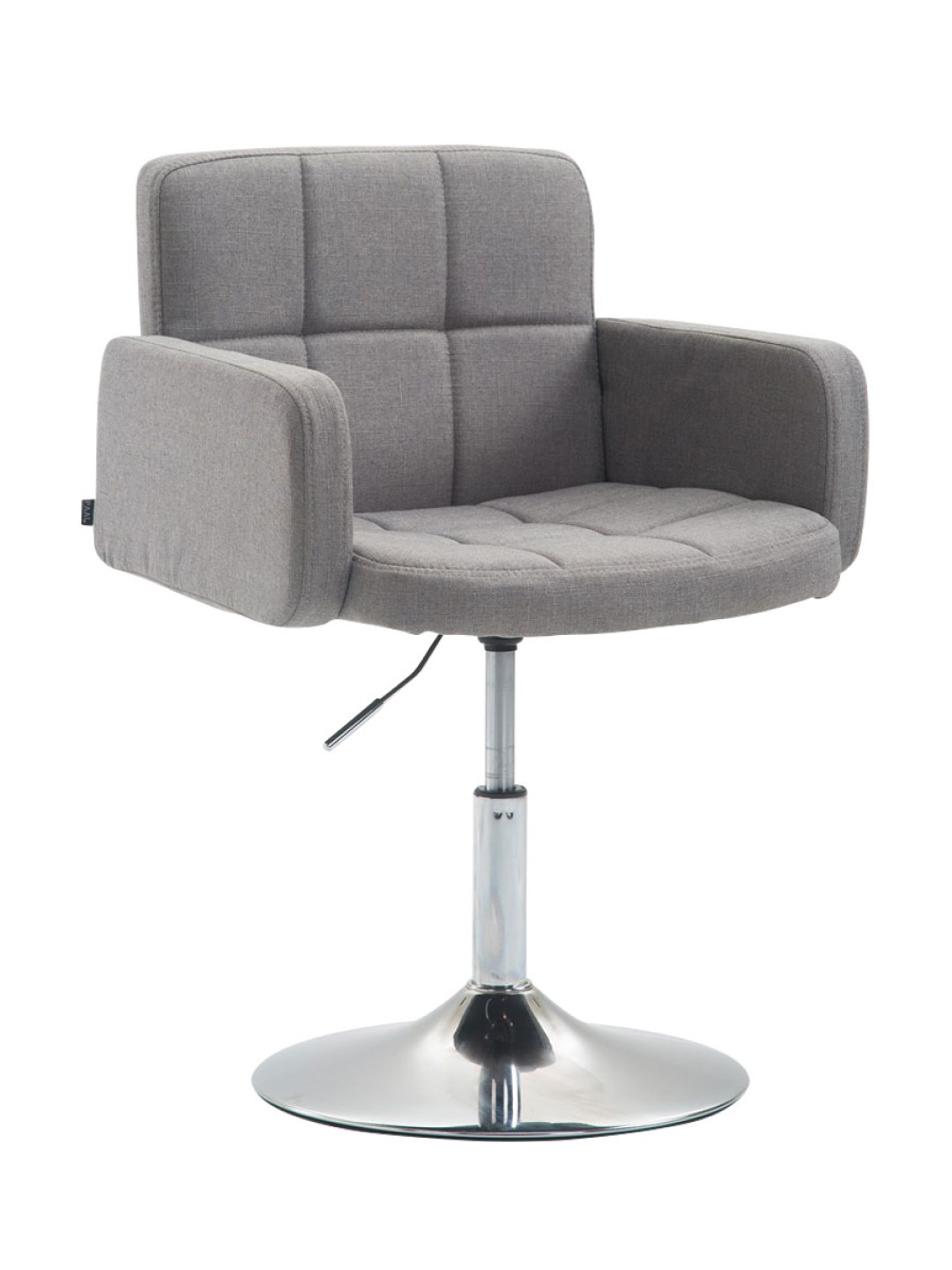 Chaise longue Los Angeles en tissu, gris