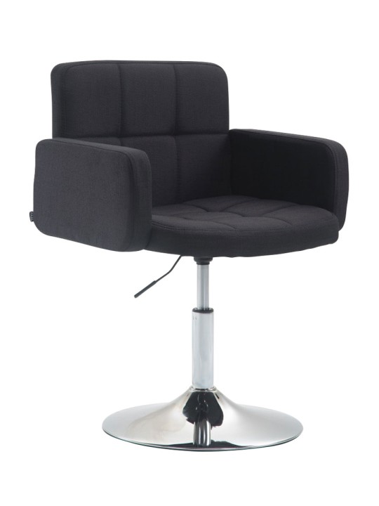 Chaise longue Los Angeles en tissu, noir Chaise longue Los Angeles en tissu, noir