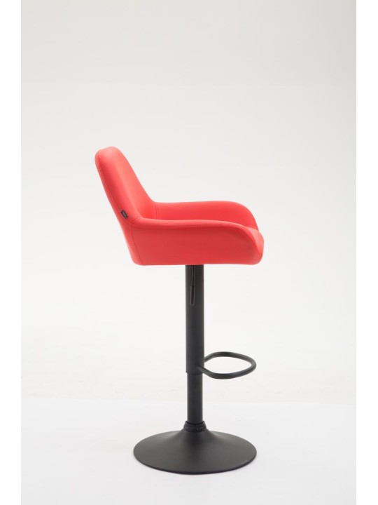 Tabouret de bar Braga simili cuir B, rouge Tabouret de bar Braga simili cuir B, rouge