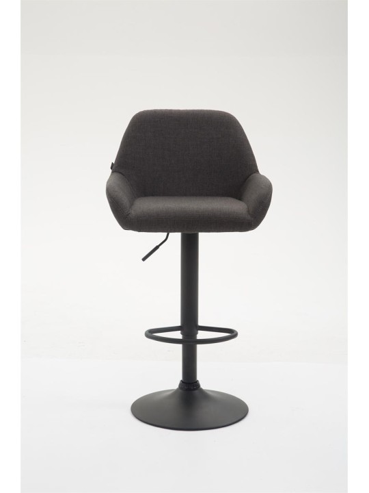 Tabouret de bar Braga tissu B, gris foncé