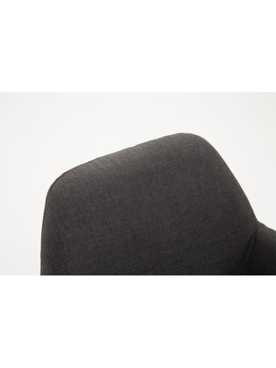 Tabouret de bar Braga tissu B, gris foncé