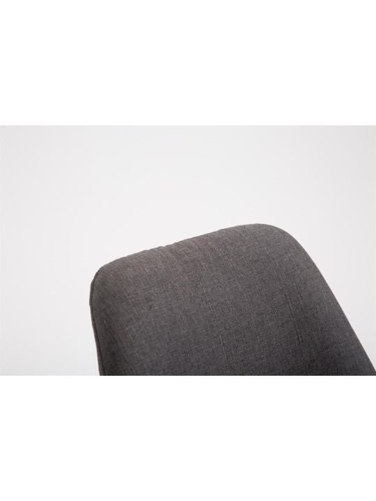 Tabouret de bar Metz tissu Natura, gris foncé