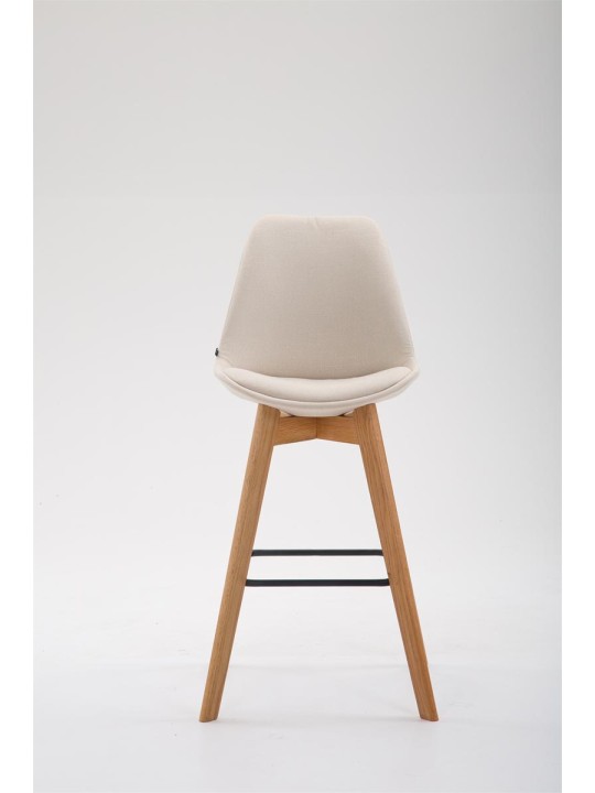 Tabouret de bar Metz tissu Natura, crème Tabouret de bar Metz tissu Natura, crème