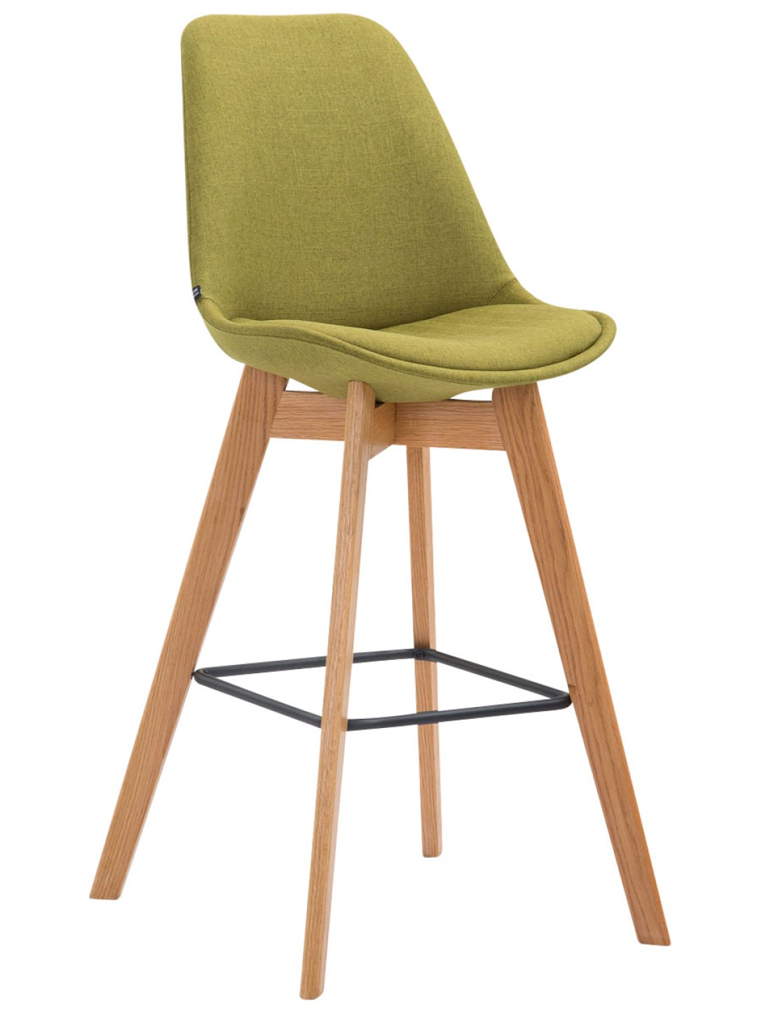 Tabouret de bar Metz tissu Natura, vert