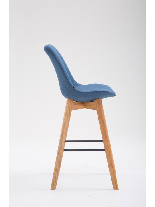 Tabouret de bar Metz tissu Natura, bleu Tabouret de bar Metz tissu Natura, bleu