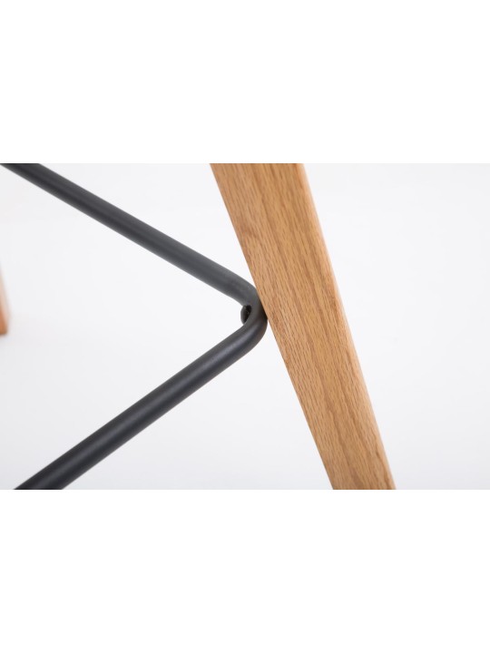 Tabouret de bar Metz tissu Natura, bleu Tabouret de bar Metz tissu Natura, bleu