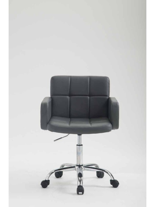 Tabouret de travail Los Angeles simili cuir, gris Tabouret de travail Los Angeles simili cuir, gris