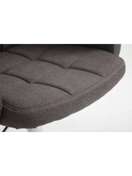 Tabouret de travail Los Angeles tissu, gris foncé Tabouret de travail Los Angeles tissu, gris foncé