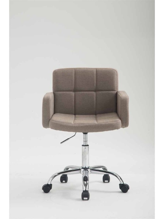 Tabouret de travail Los Angeles tissu, taupe Tabouret de travail Los Angeles tissu, taupe