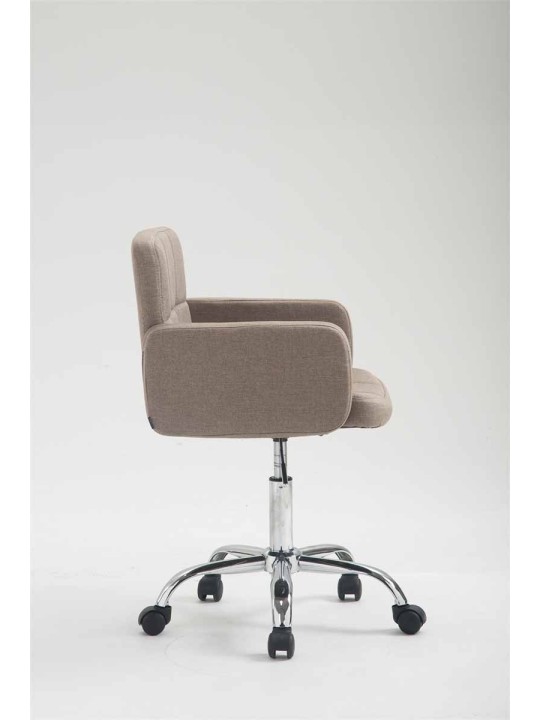 Tabouret de travail Los Angeles tissu, taupe Tabouret de travail Los Angeles tissu, taupe