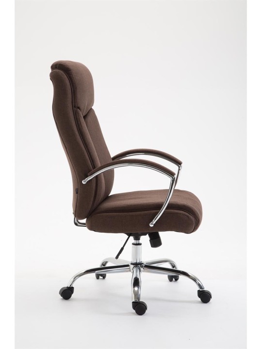 Chaise de bureau tissu Vaud, brun Chaise de bureau tissu Vaud, brun