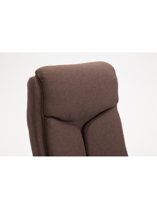 Chaise de bureau tissu Vaud, brun Chaise de bureau tissu Vaud, brun