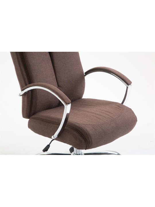 Chaise de bureau tissu Vaud, brun Chaise de bureau tissu Vaud, brun