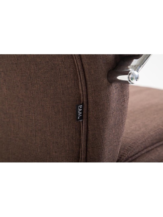 Chaise de bureau tissu Vaud, brun Chaise de bureau tissu Vaud, brun