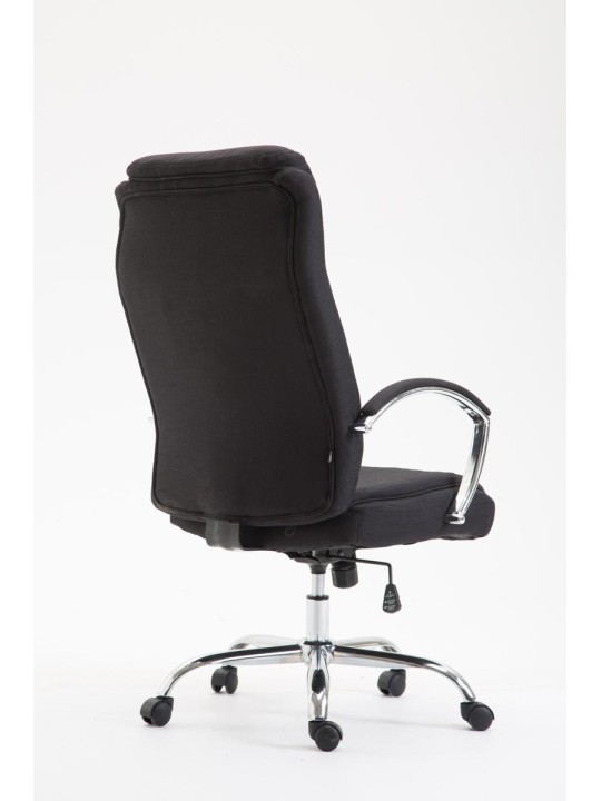 Chaise de bureau tissu Vaud, noir Chaise de bureau tissu Vaud, noir