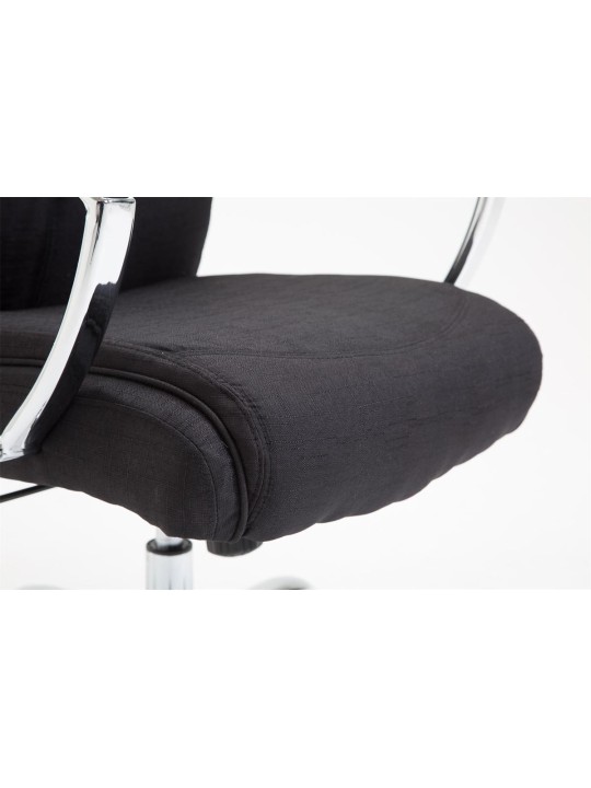 Chaise de bureau tissu Vaud, noir Chaise de bureau tissu Vaud, noir