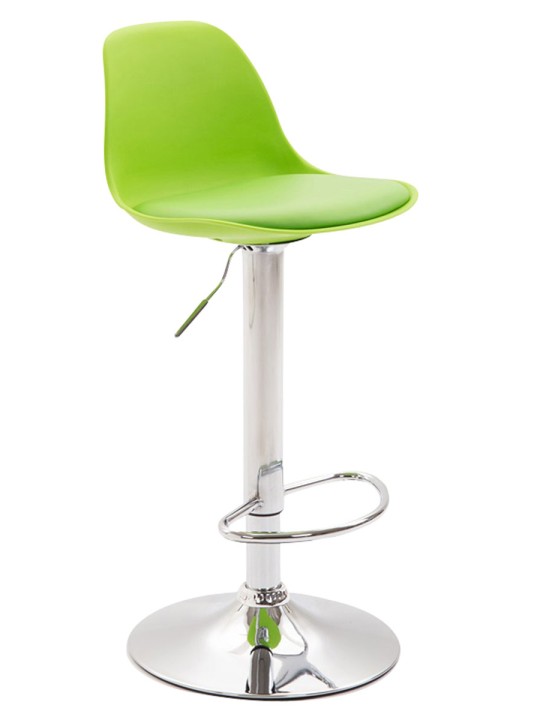 Tabouret de bar Kiel simili cuir, vert Tabouret de bar Kiel simili cuir, vert