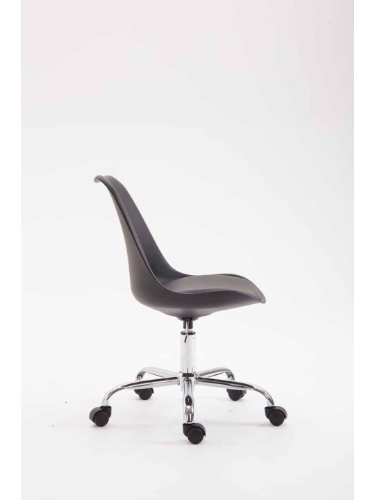 Chaise de bureau Toulouse plastique, noir