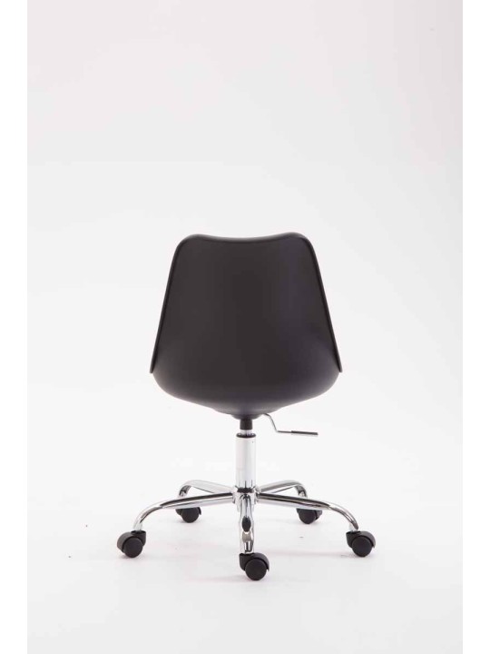 Chaise de bureau Toulouse plastique, noir