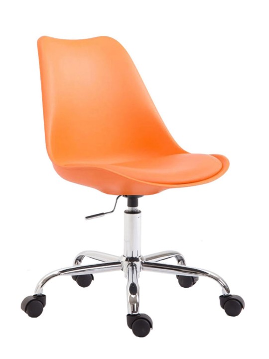 Chaise de bureau Toulouse plastique, orange