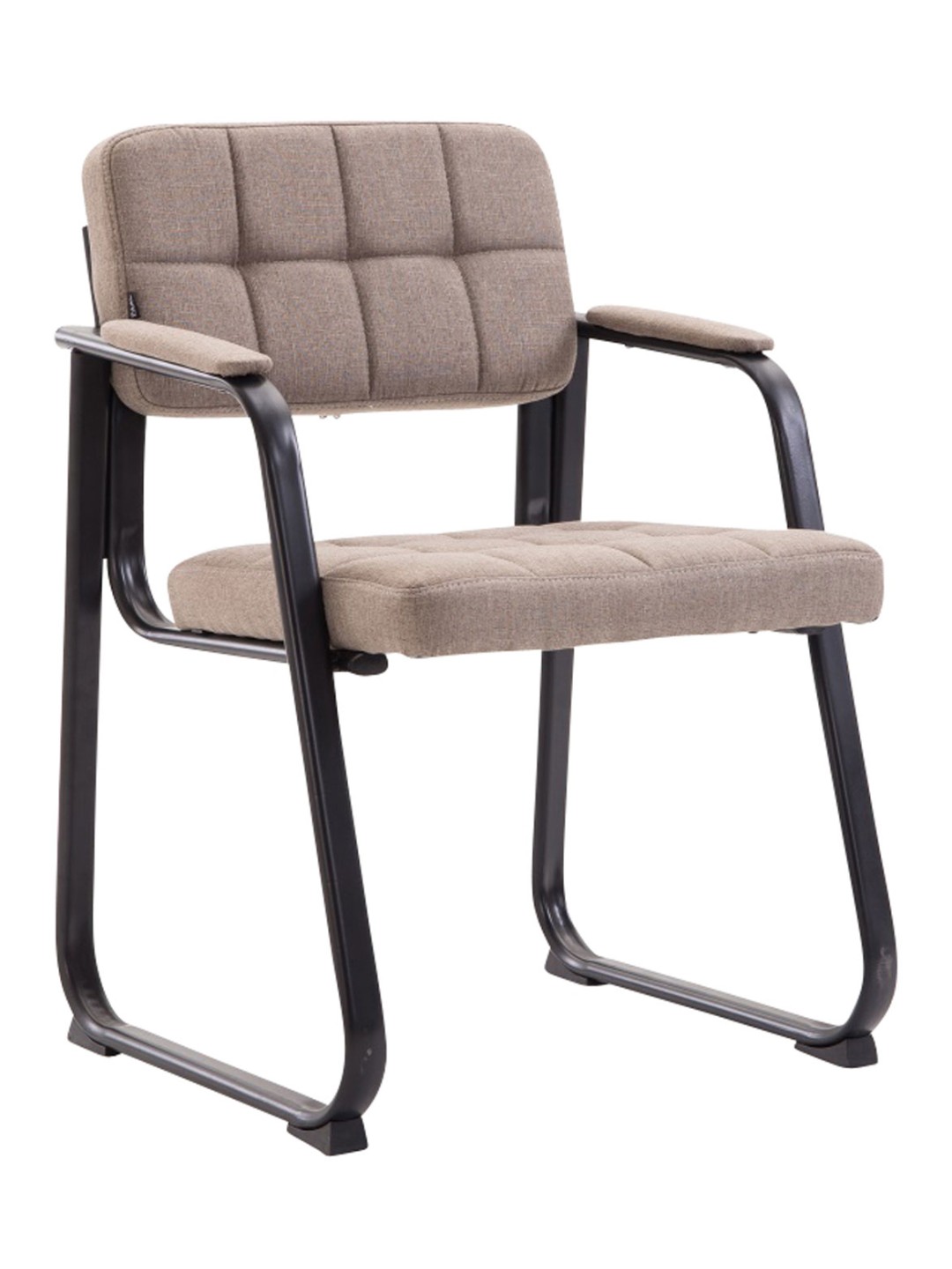 Chaise visiteur Canada B tissu, taupe