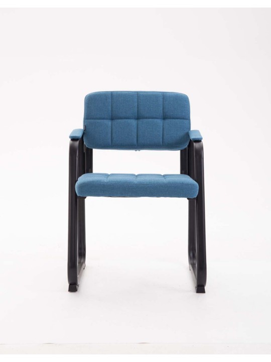 Chaise visiteur Canada B tissu, bleu