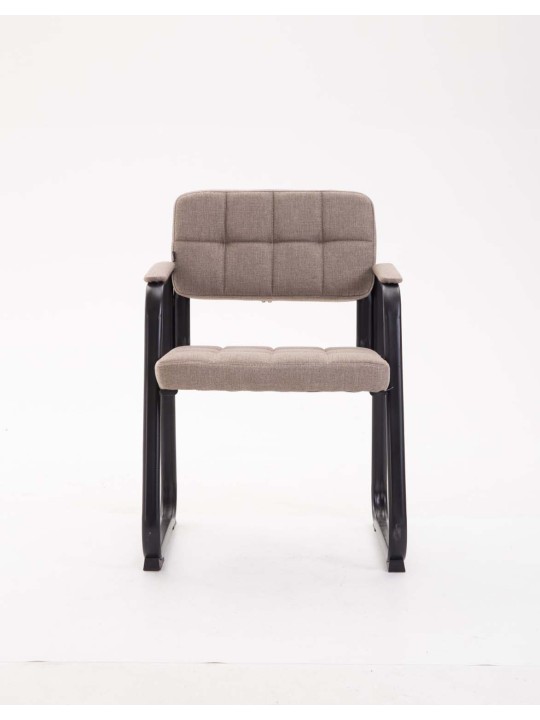Chaise visiteur Canada B tissu, taupe
