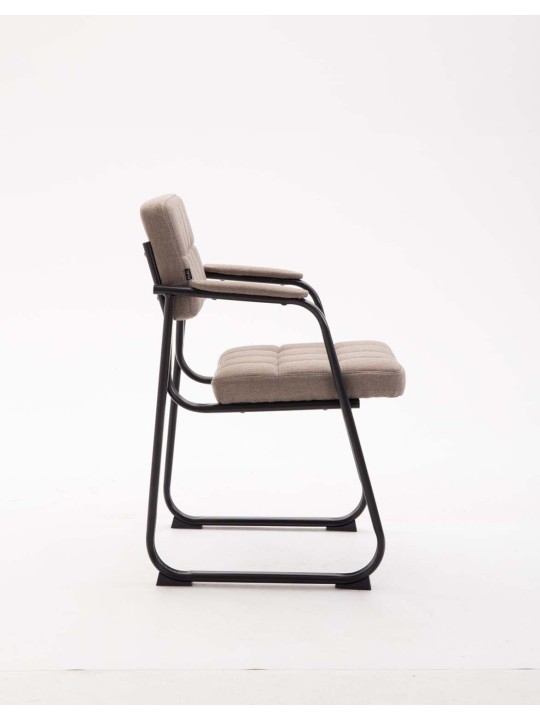 Chaise visiteur Canada B tissu, taupe