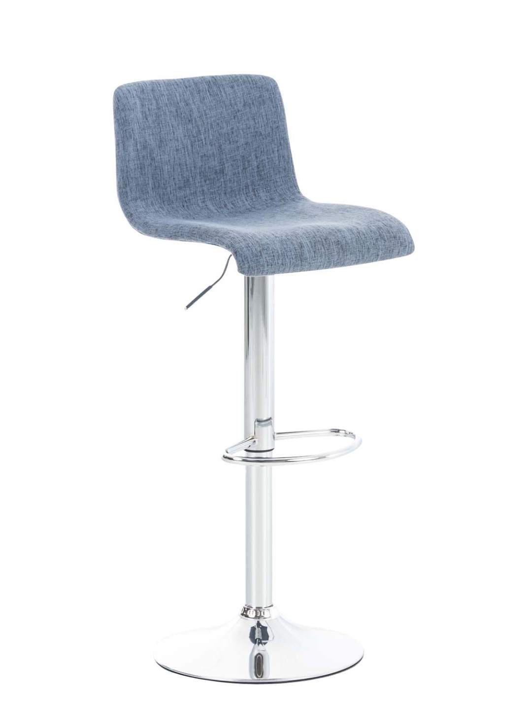 Tabouret de bar Hoover tissu C, bleu