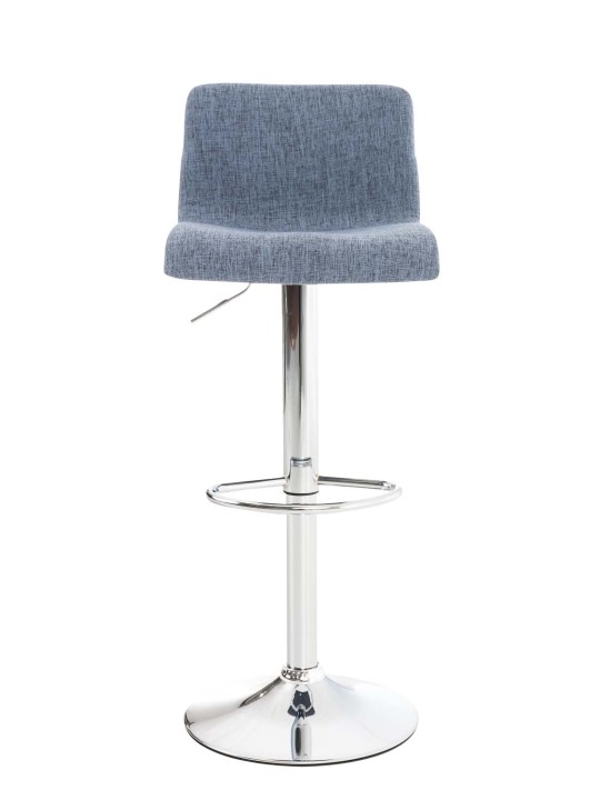 Tabouret de bar Hoover tissu C, bleu
