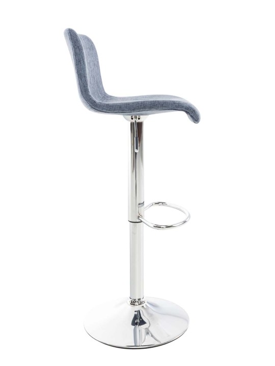 Tabouret de bar Hoover tissu C, bleu
