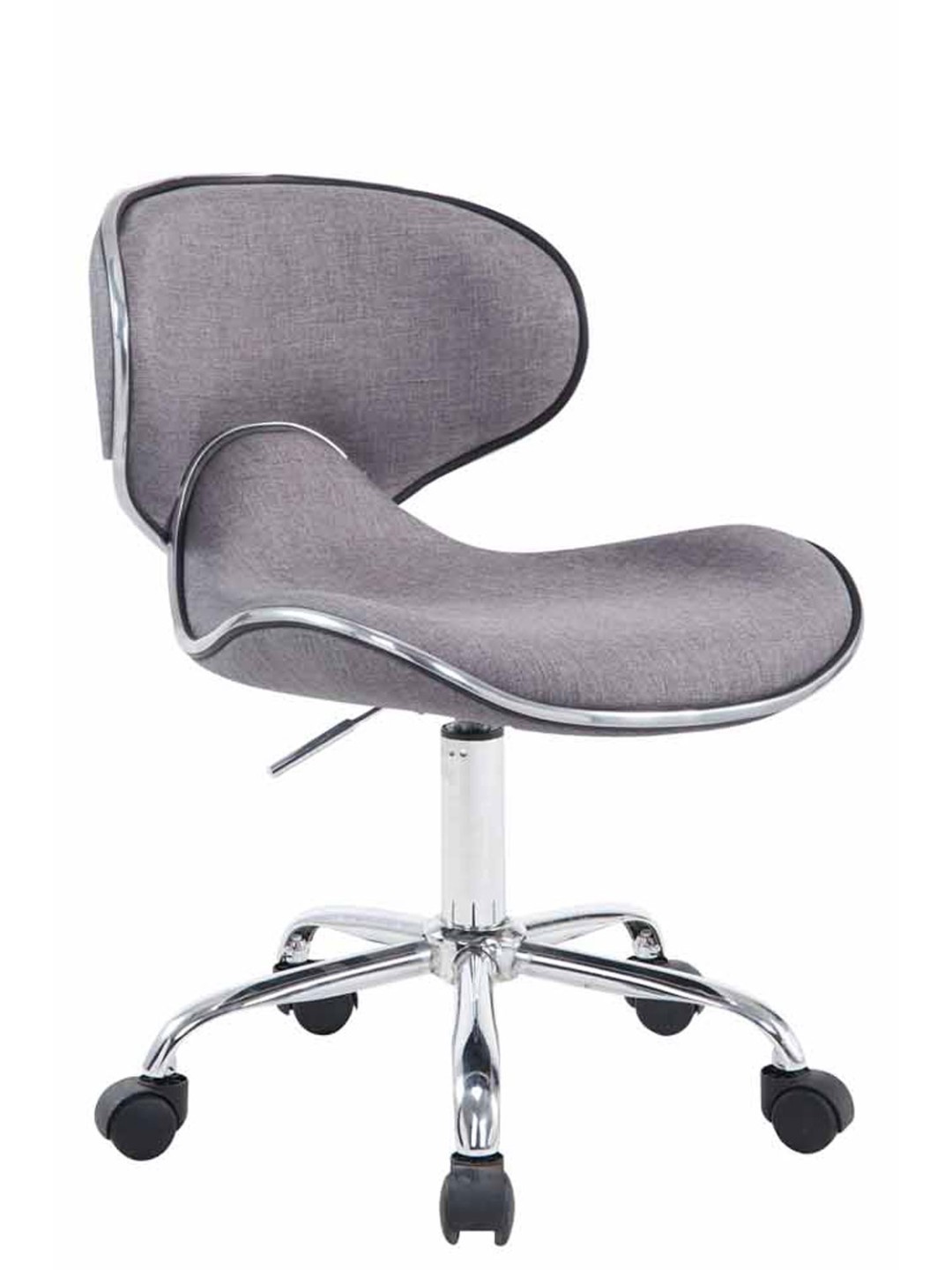 Tabouret de travail Las Vegas V2 tissu, gris