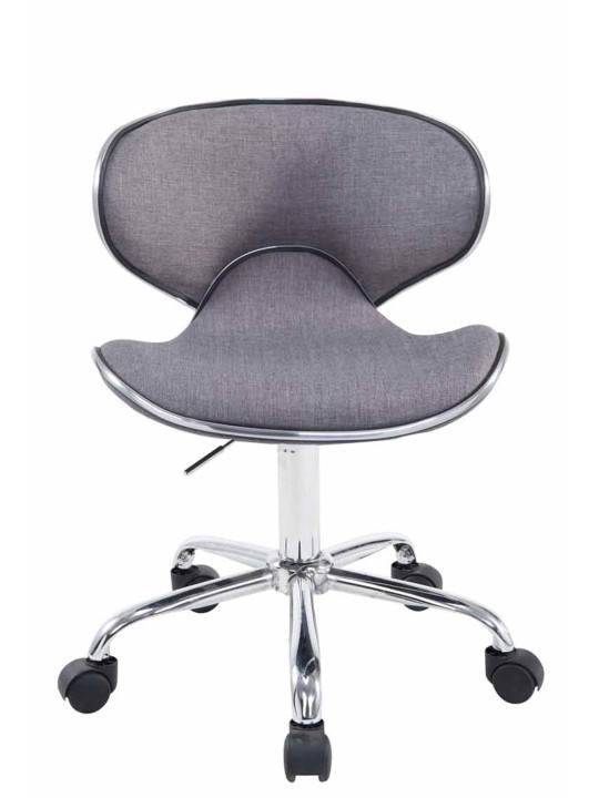 Tabouret de travail Las Vegas V2 tissu, gris