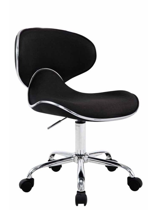 Tabouret de travail Las Vegas V2 tissu, noir Tabouret de travail Las Vegas V2 tissu, noir