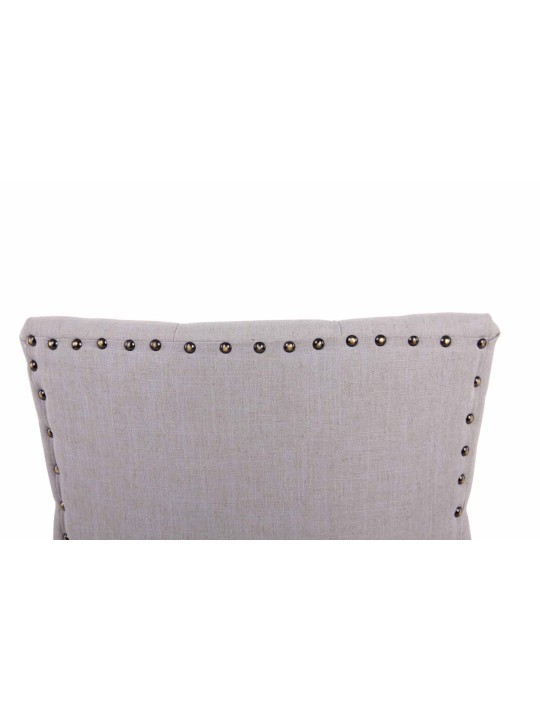 Chaise de salle à manger Aberdeen tissu antique, gris