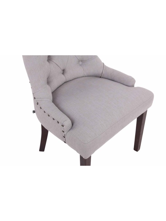 Chaise de salle à manger Aberdeen tissu antique, gris