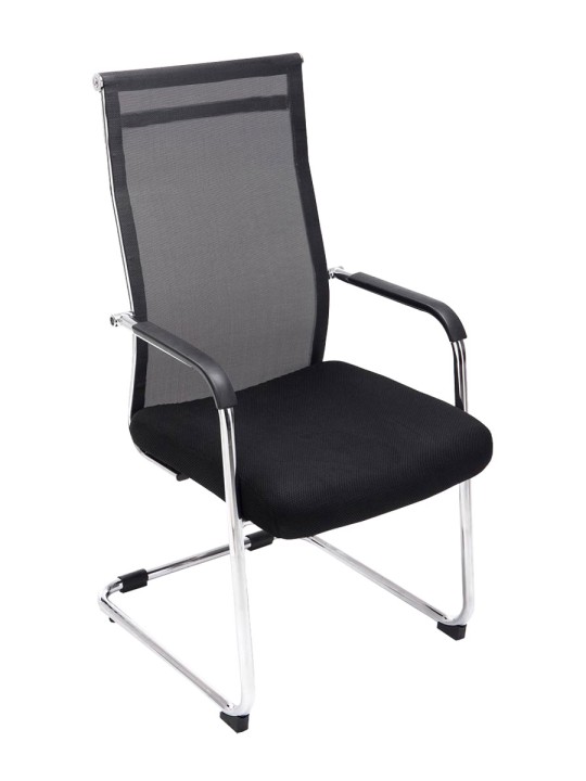 Chaise visiteur Brenda V2, noir