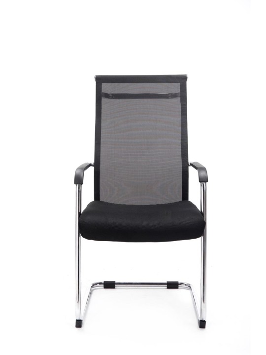 Chaise visiteur Brenda V2, noir