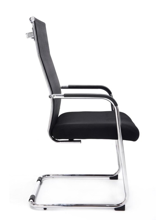 Chaise visiteur Brenda V2, noir