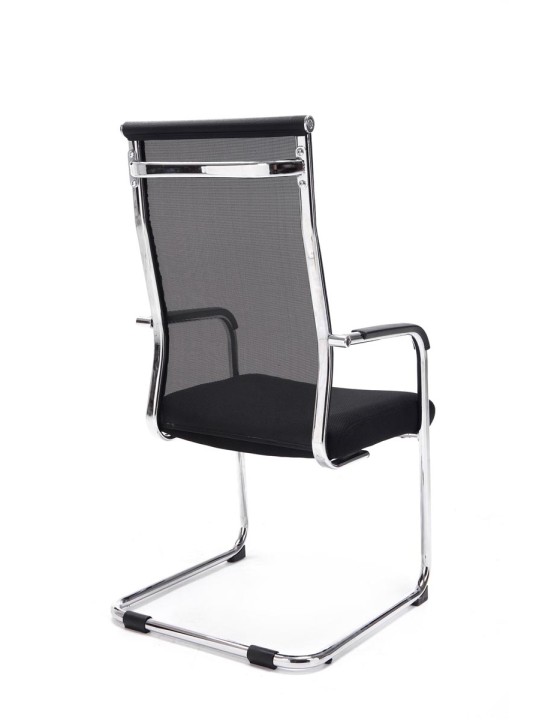 Chaise visiteur Brenda V2, noir