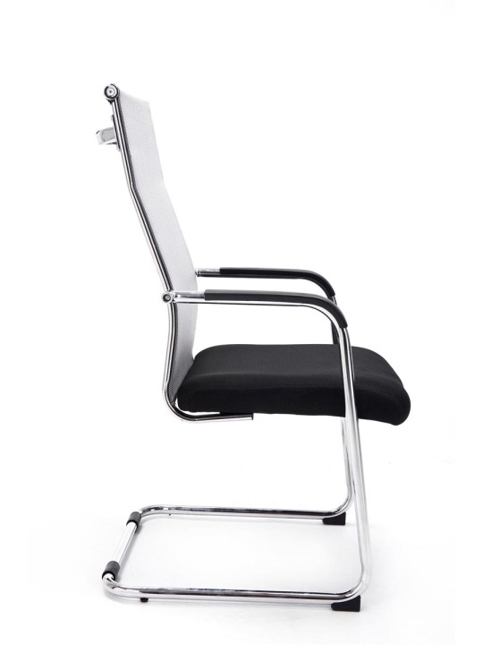 Chaise visiteur Brenda V2, gris