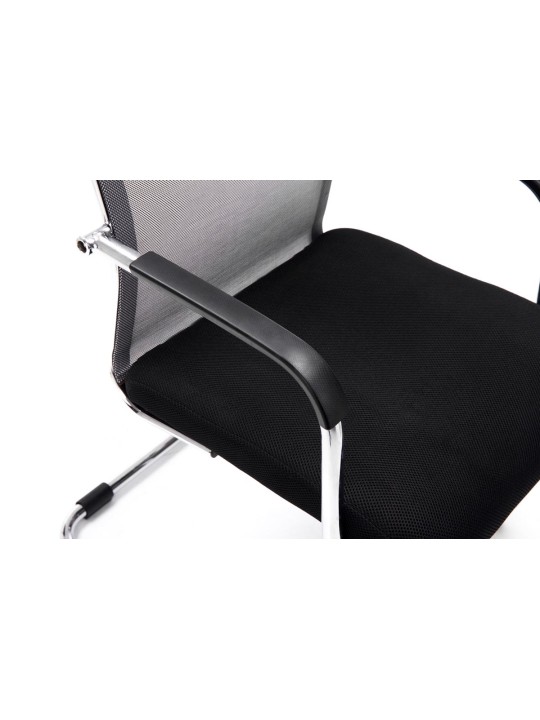 Chaise visiteur Brenda V2, gris