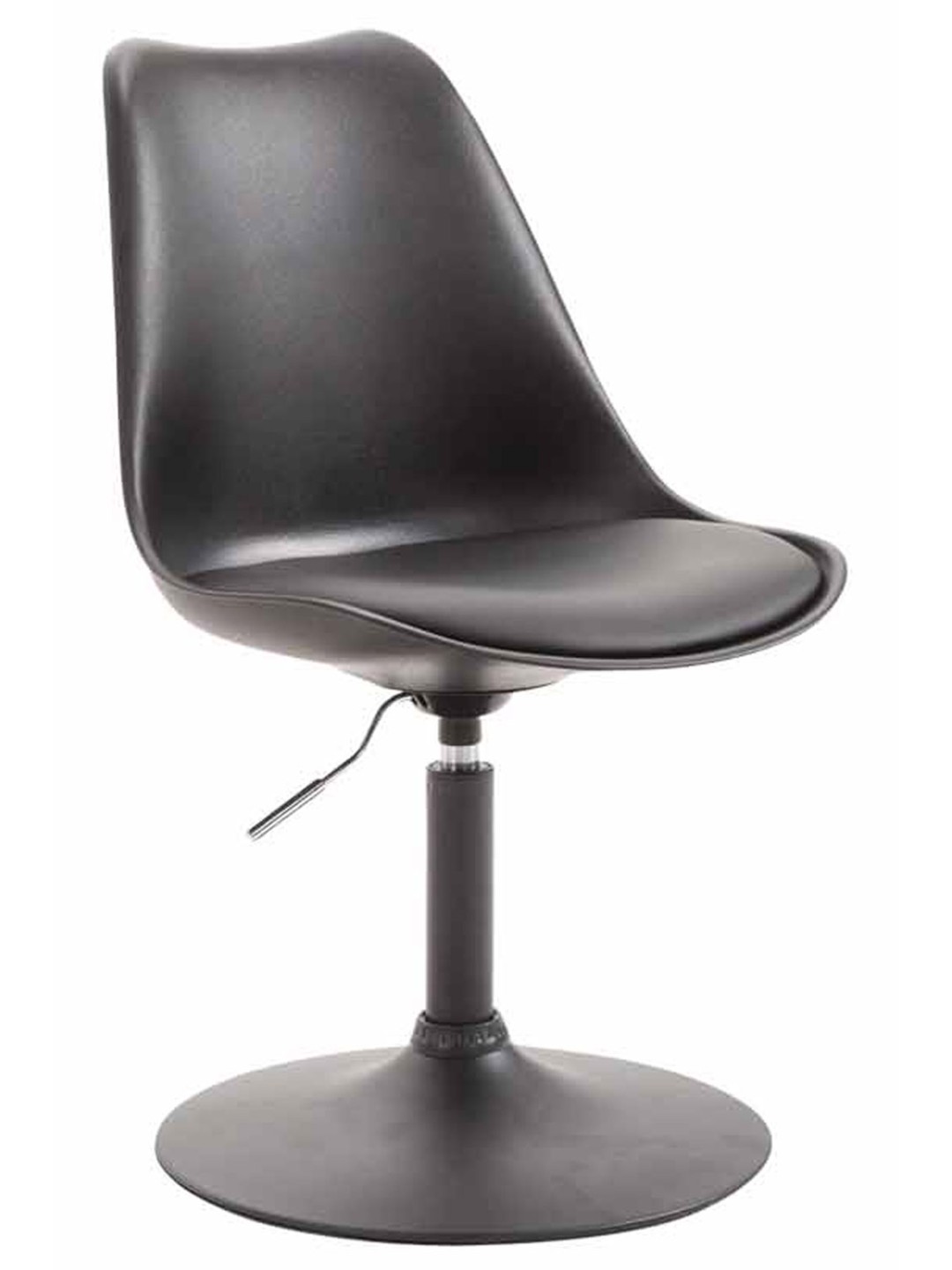 Chaise Maverick B plastique, noir
