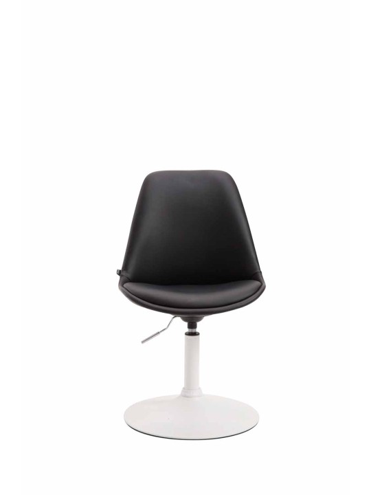 Chaise Maverick W simili cuir, noir