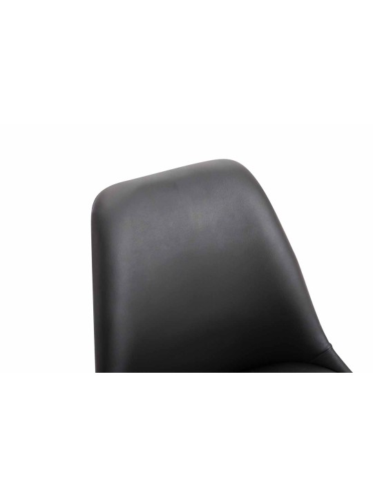 Chaise Maverick C simili cuir, noir Chaise Maverick C simili cuir, noir