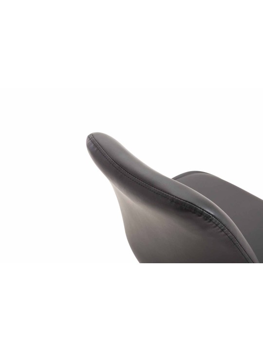 Chaise Maverick C simili cuir, noir Chaise Maverick C simili cuir, noir
