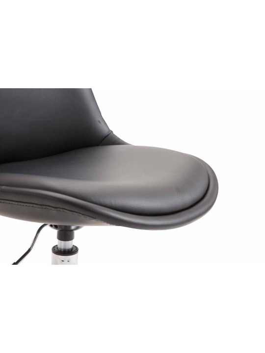 Chaise Maverick C simili cuir, noir Chaise Maverick C simili cuir, noir