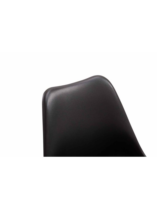 Chaise Maverick W plastique, noir