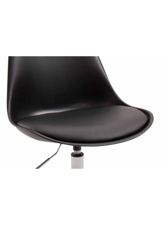 Chaise Maverick W plastique, noir
