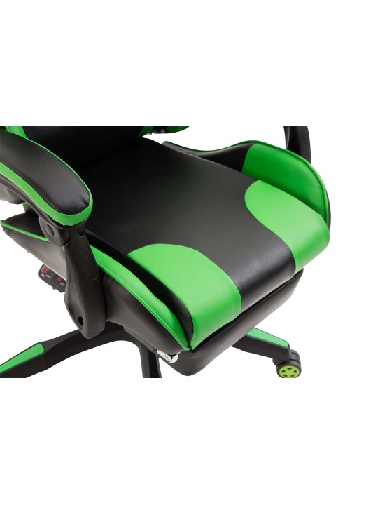 Chaise de bureau Ignite simili cuir, noir/vert Chaise de bureau Ignite simili cuir, noir/vert